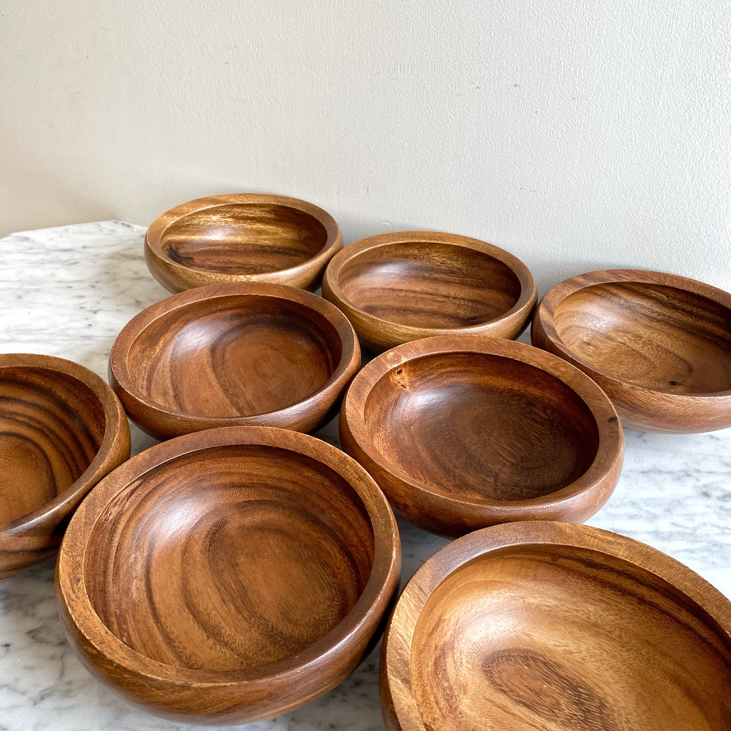 Set of Dansk Wood Serving Bowl Set (11-pc)