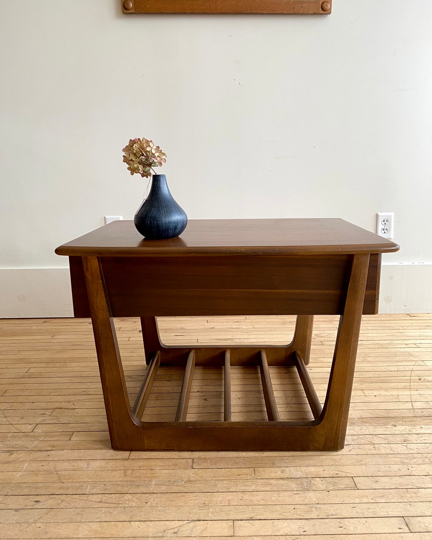 MCM Walnut End Table by Lane
