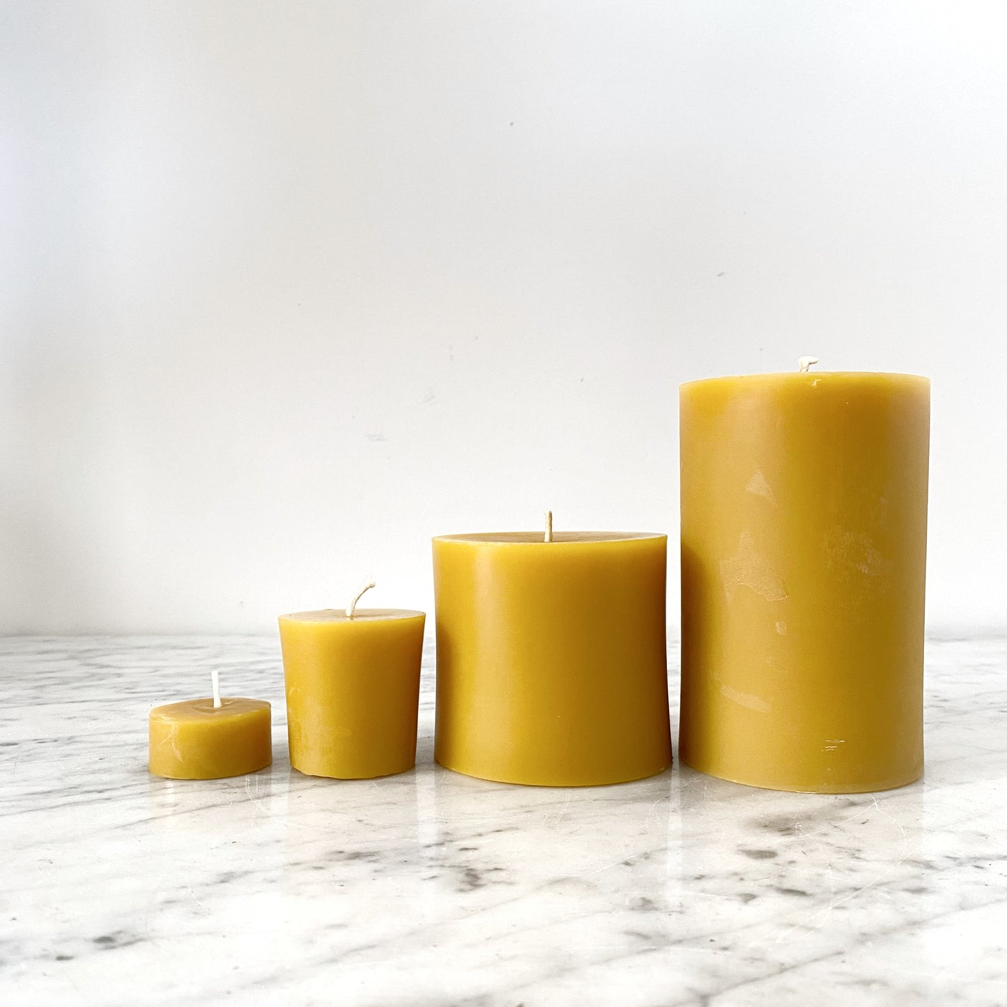 Large Beeswax Pillar, 5”