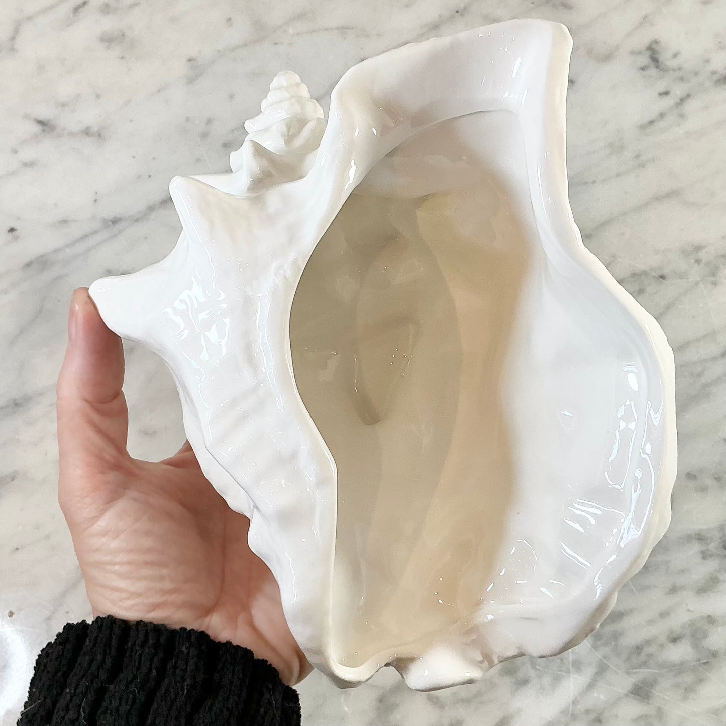 Vintage Ceramic Shell Planter / Catch-all