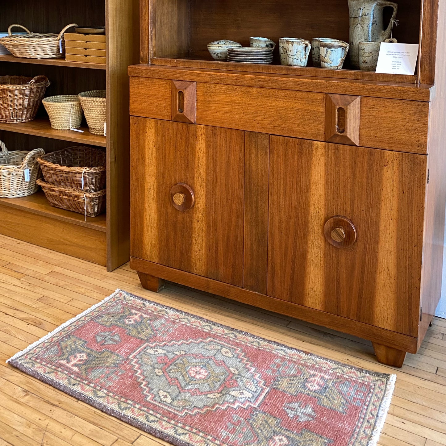 Vintage Turkish Mini Rug (3’1” x 1’8”)