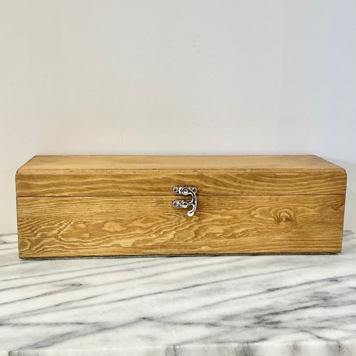 Vintage Long Wooden Box