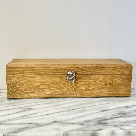 Vintage Long Wooden Box