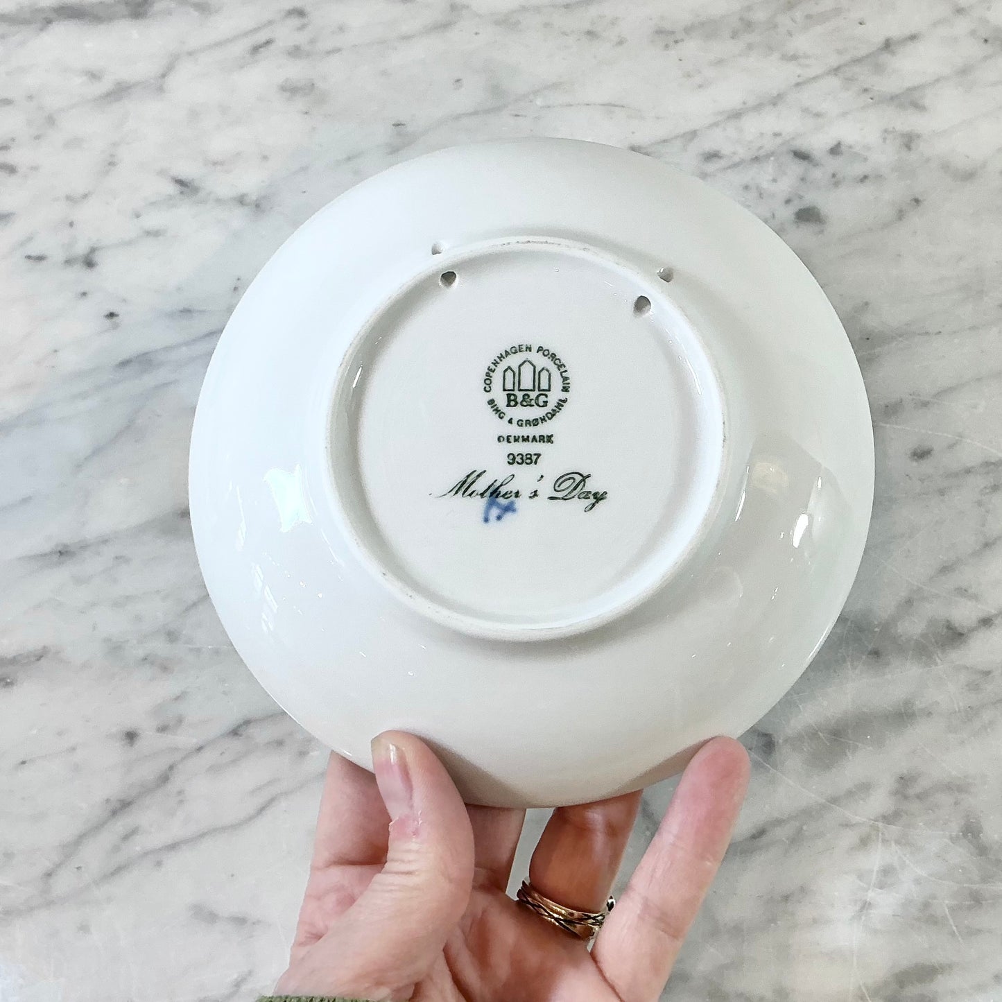 Vintage Porcelain Mother’s Day Plate, Choose Style