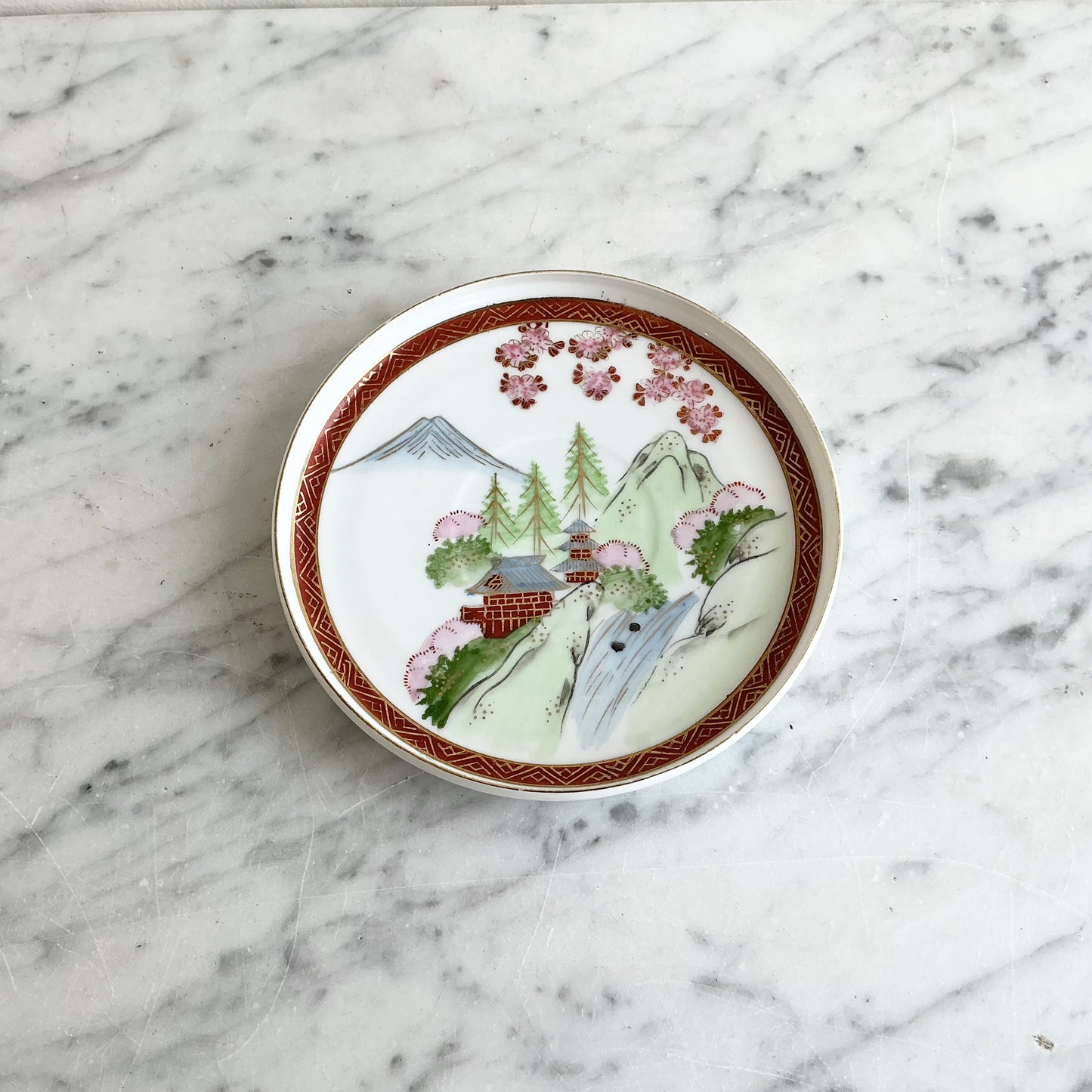 Vintage Japanese Porcelain Saucer