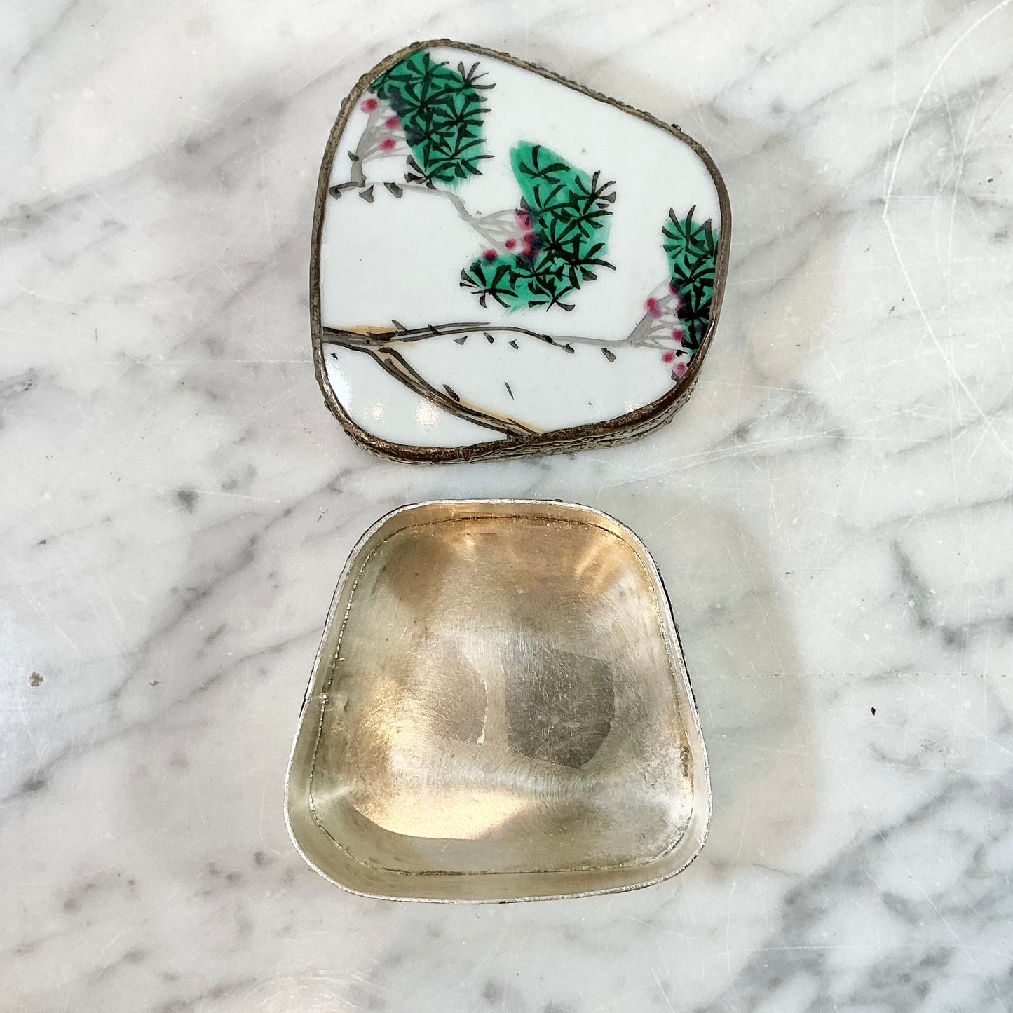 Vintage Porcelain Shard Box