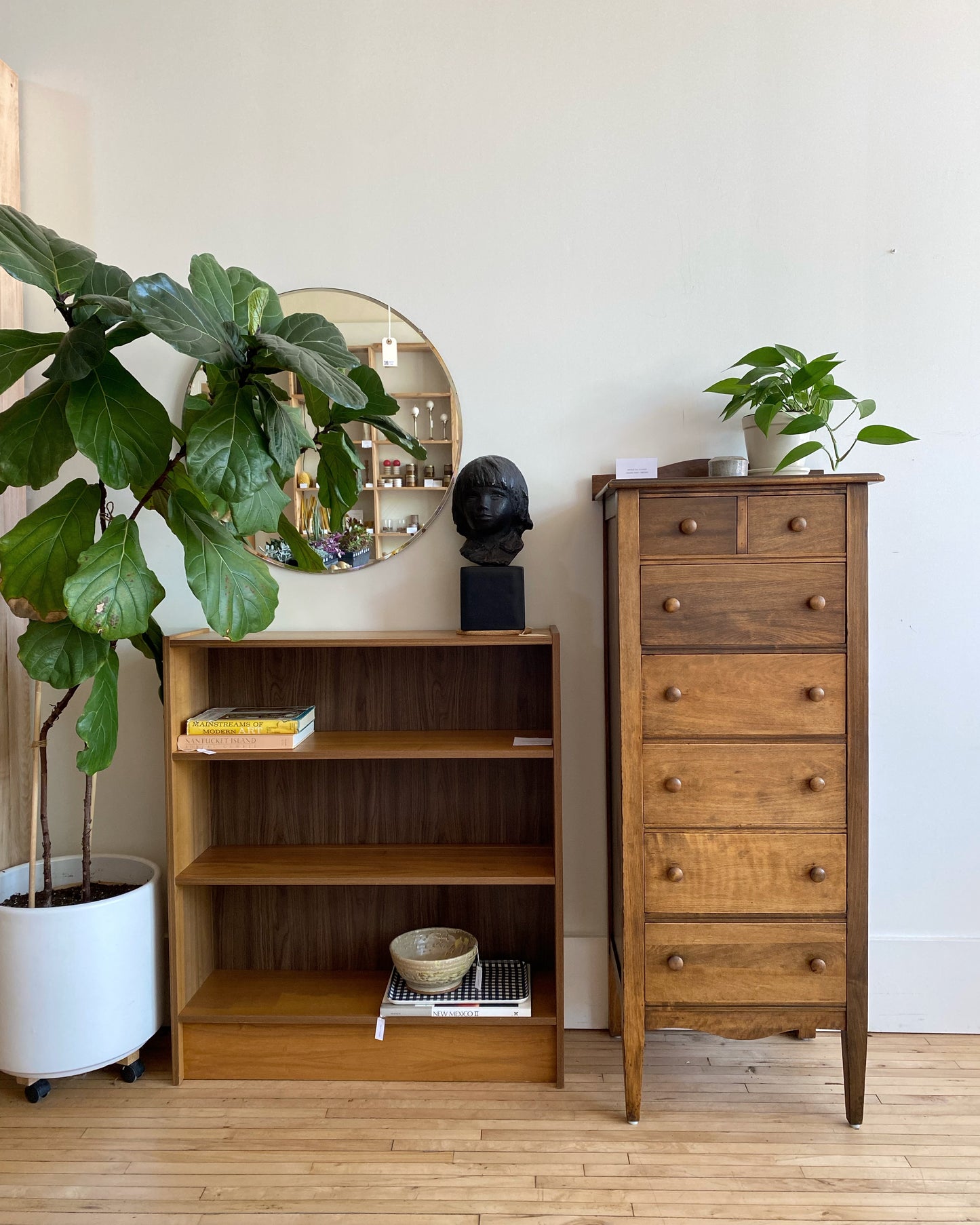 Tall Slender Vintage Dresser / Lingerie Chest