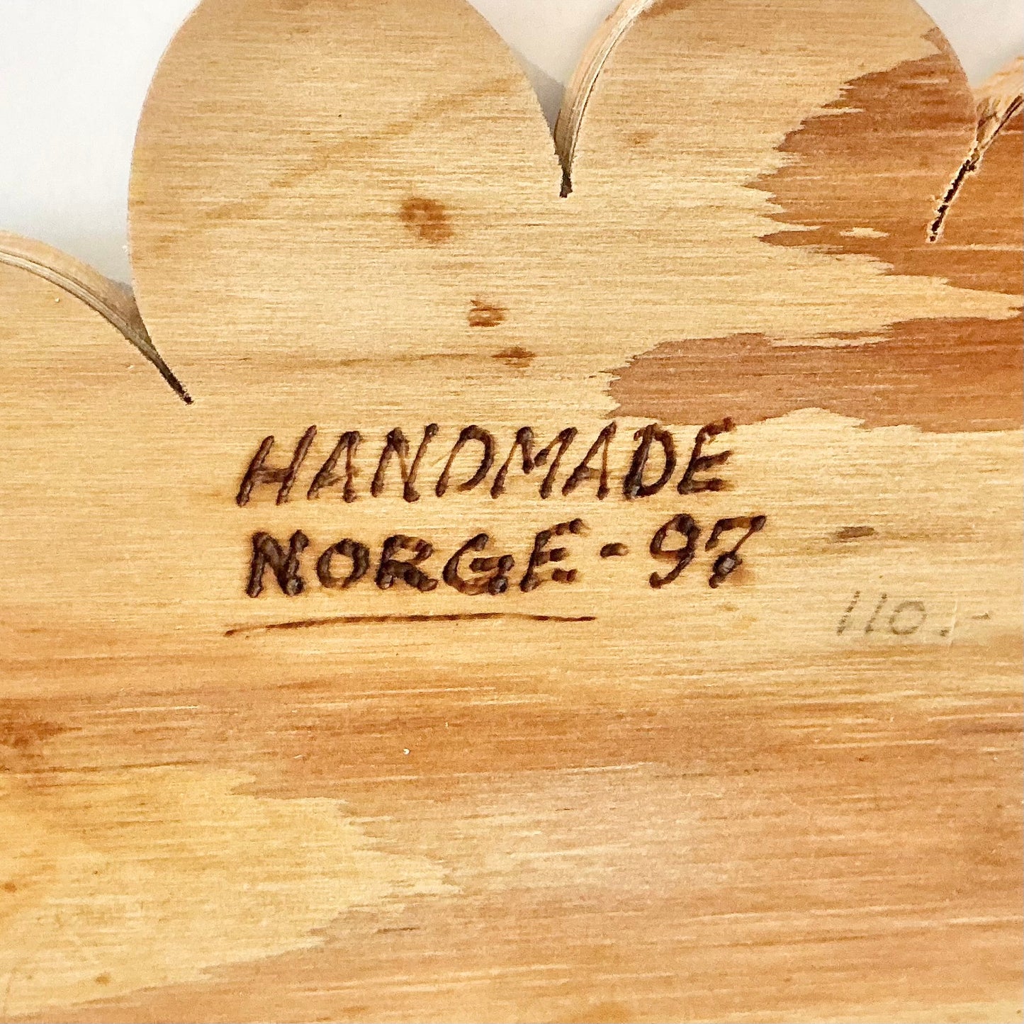 Vintage Handmade Wooden Trivet