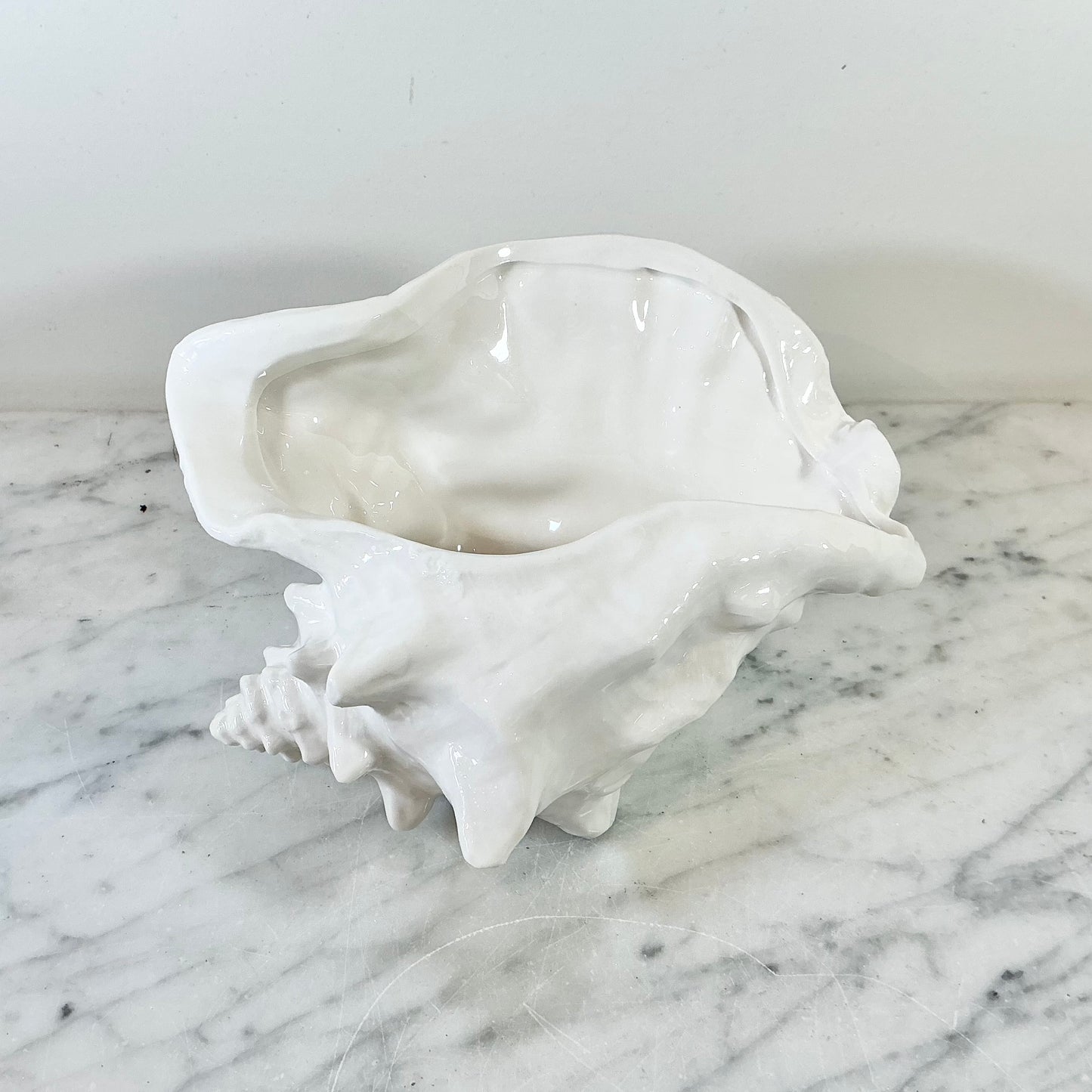 Vintage Ceramic Shell Planter / Catch-all