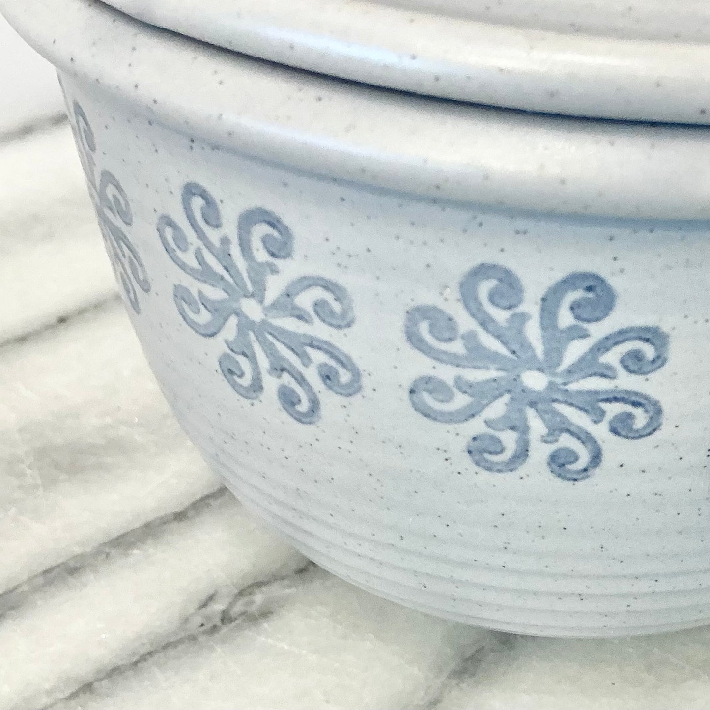 Vintage Ceramic Sugar Bowl with Lid