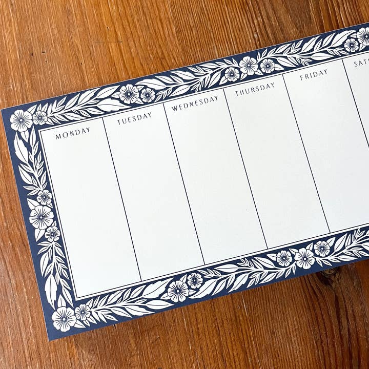 Weekly View Notepad