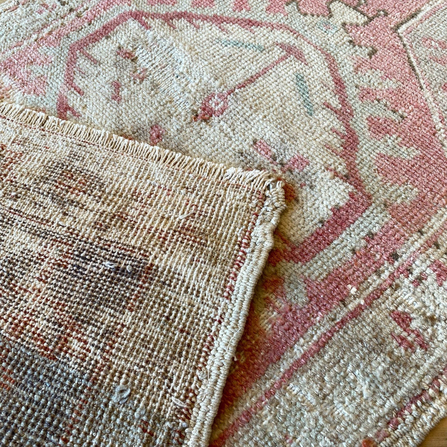 Vintage Turkish Mini Rug (3’6” x 1’9.5”)