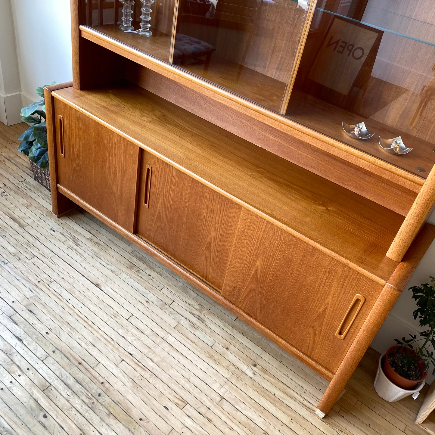 Vintage Danish Teak Hutch by Interform Collection