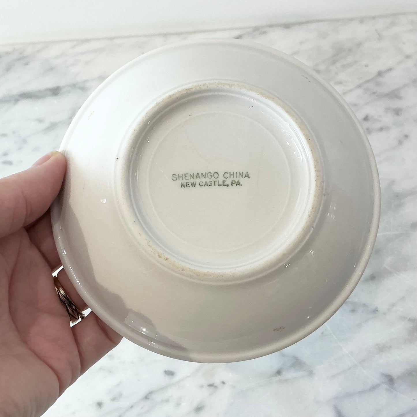 Small Vintage Ironstone Dish