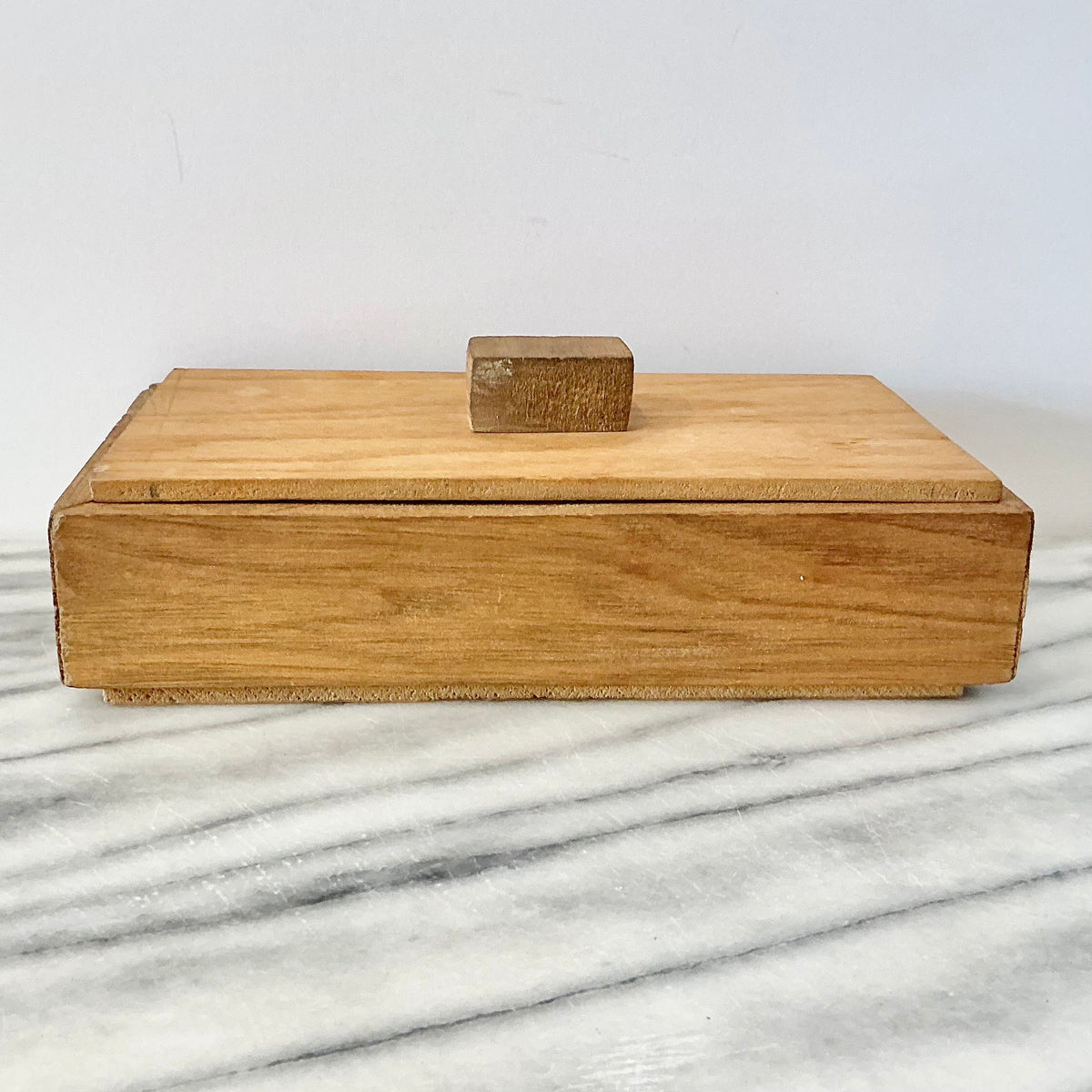 Vintage Handmade Wooden Box