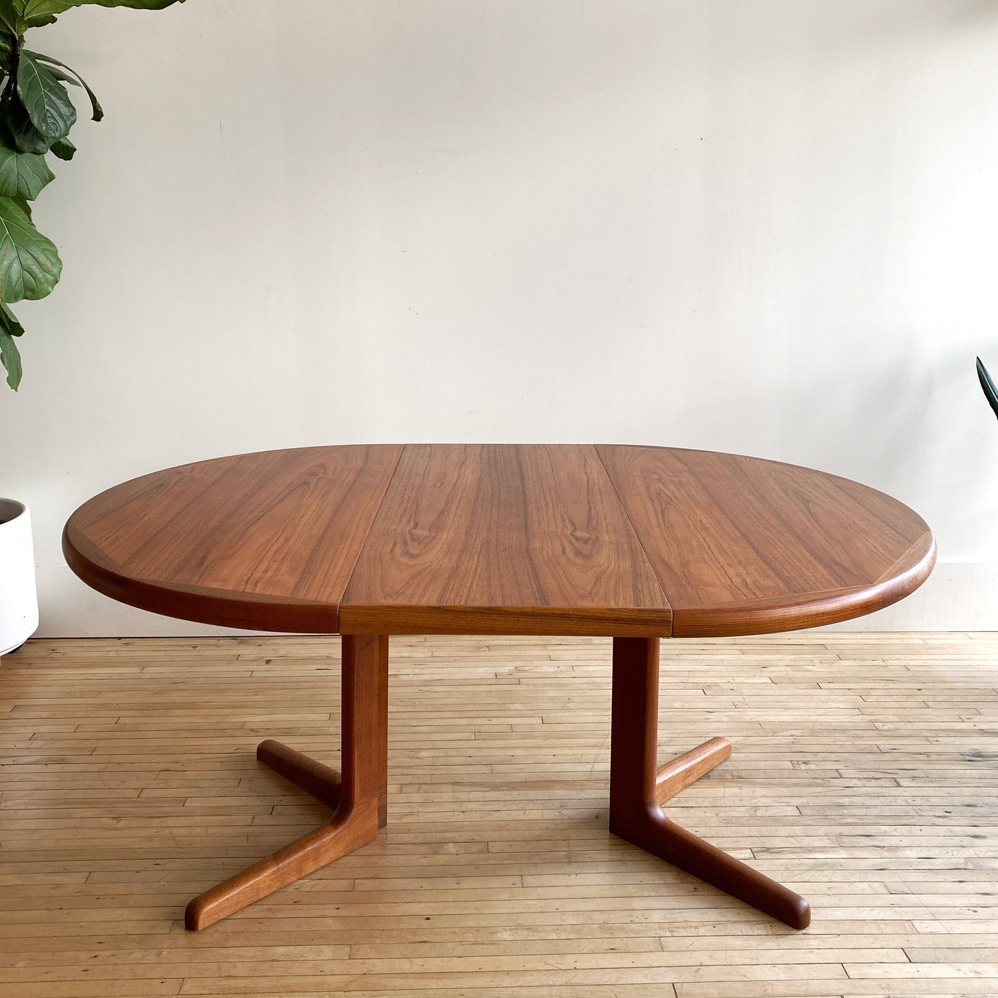 Restored Vintage Mid-Century Teak Dining Table