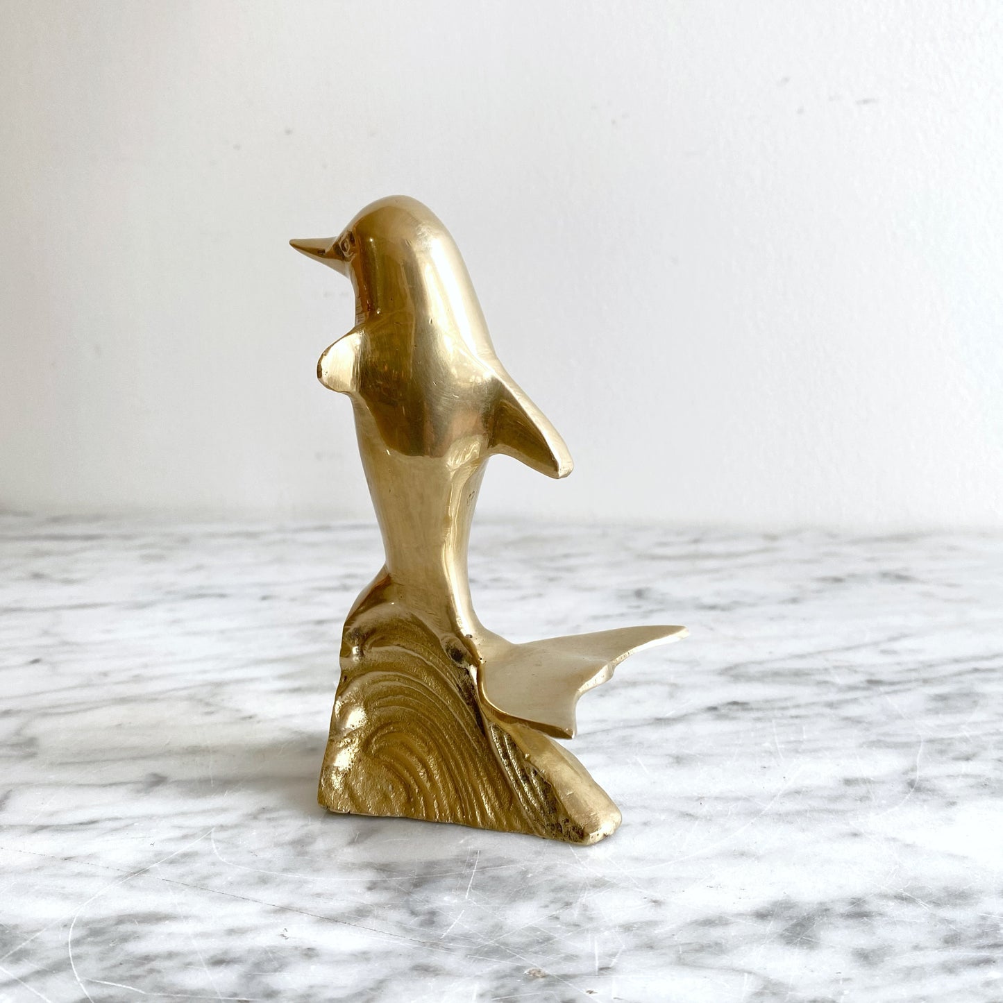 Vintage Brass Dolphin