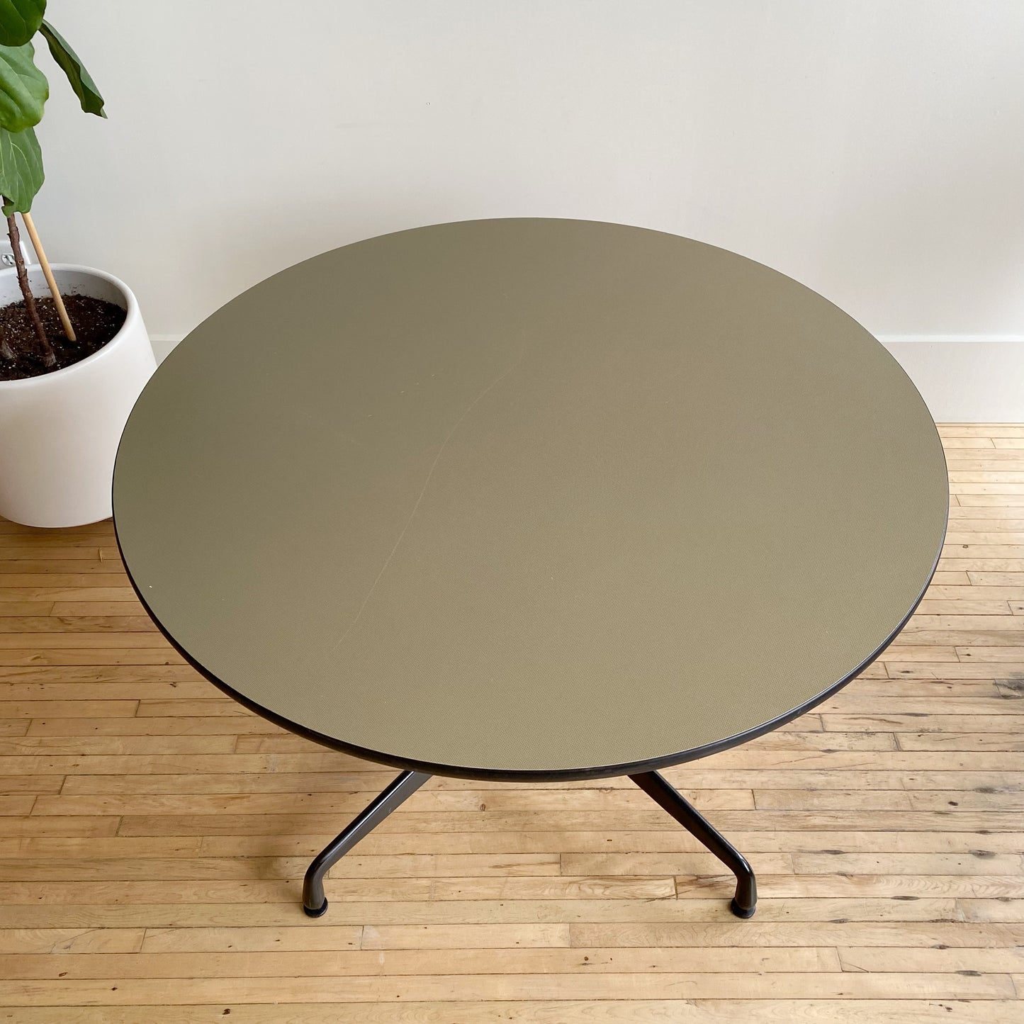 Found 42" Round Table by Eames for Herman Miller