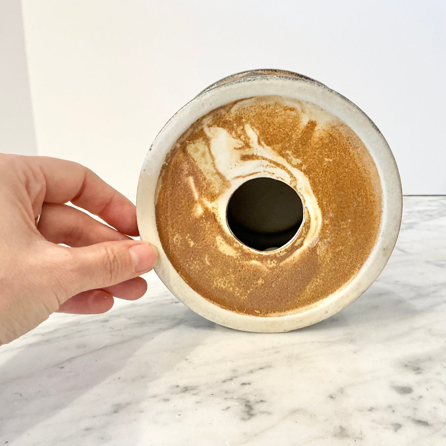 Vintage Candle Ceramic Stand