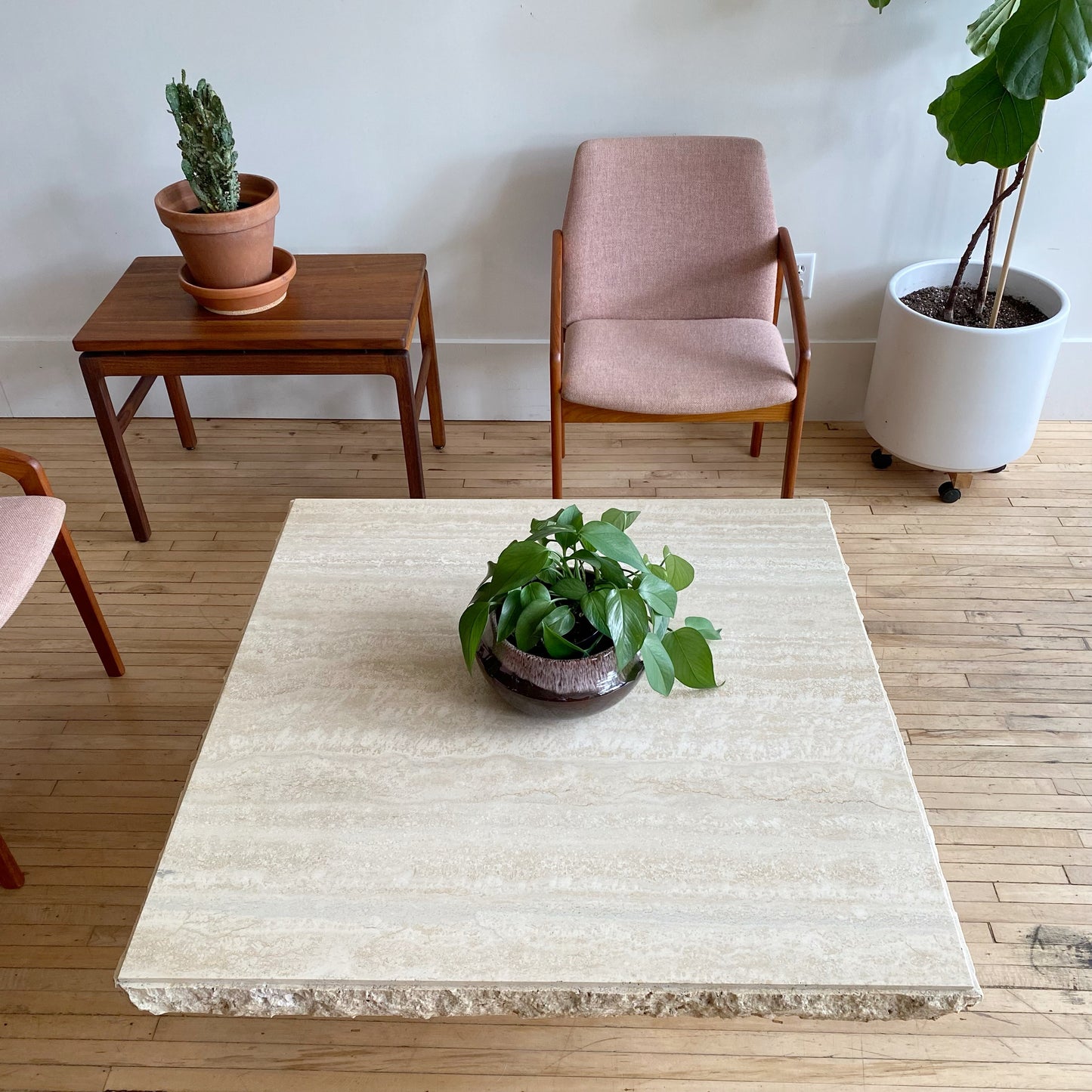 Vintage Travertine Coffee Table