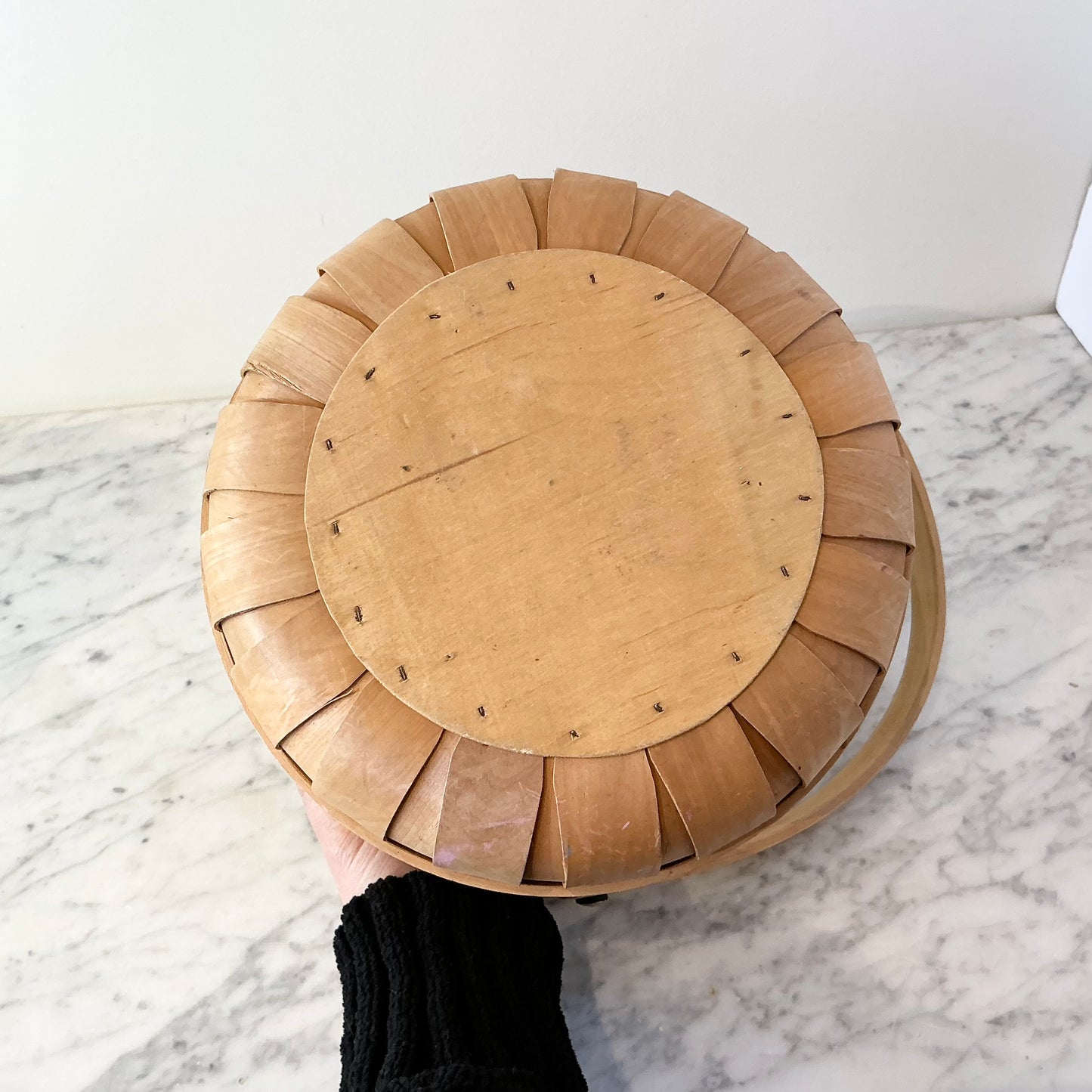 10” Vintage Basket with Handle