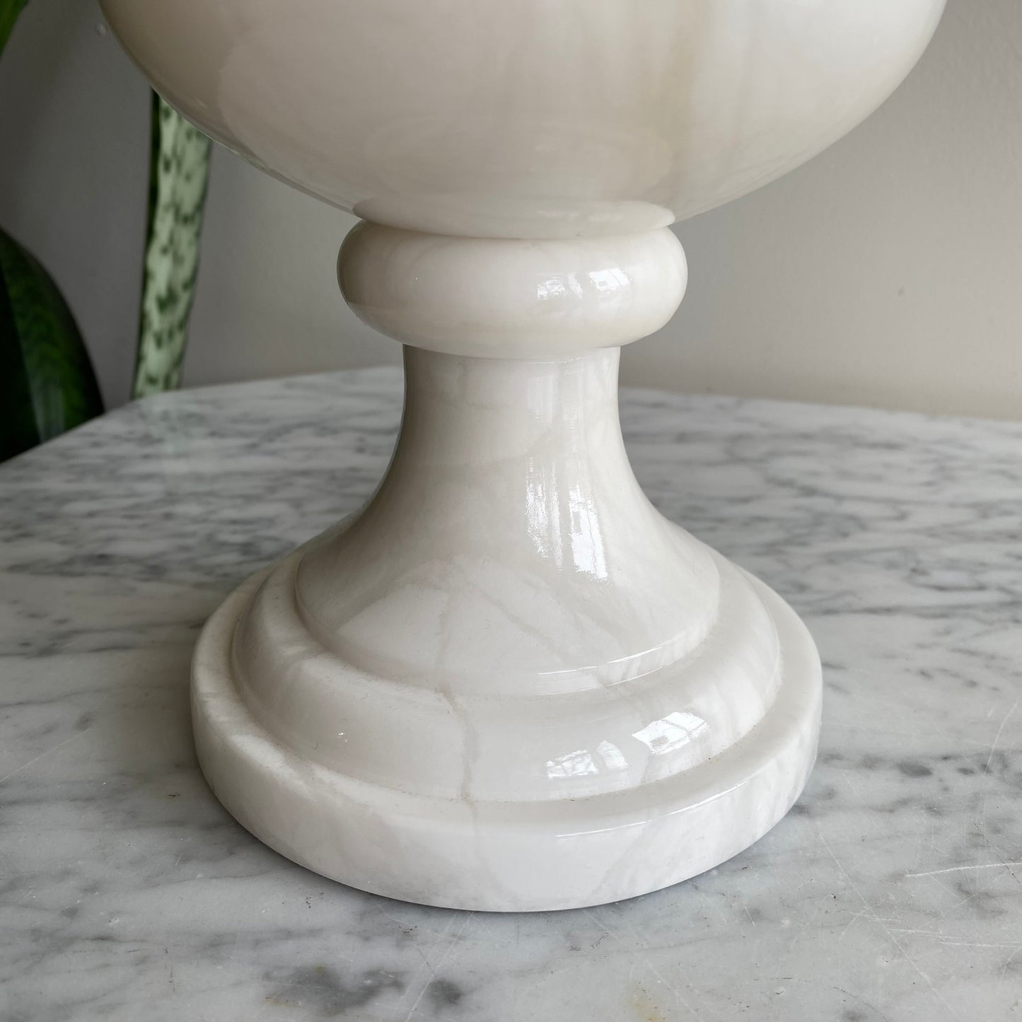 XL Vintage Onyx Marble Lamp