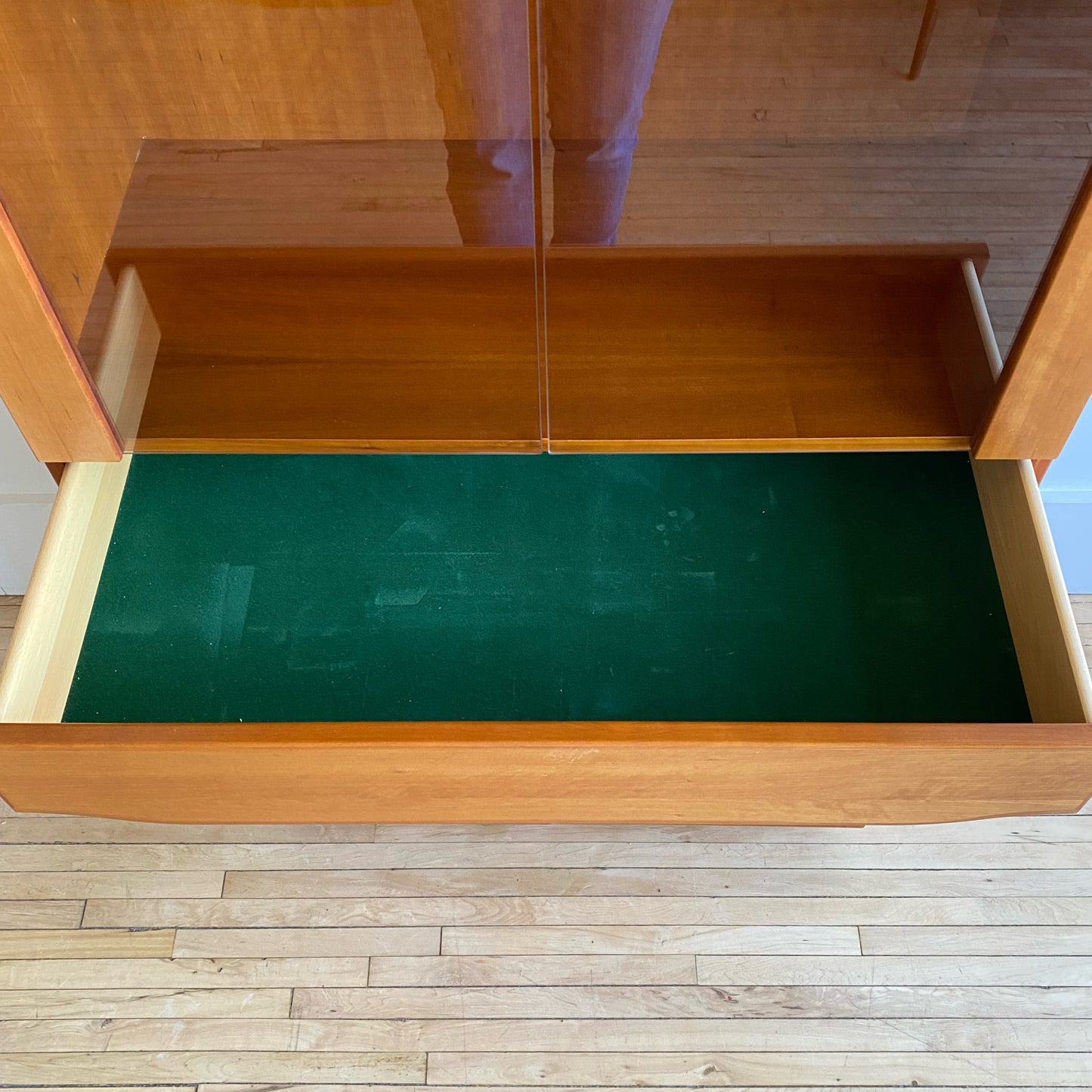 Contemporary Found Teak Display Cabinet / Hutch