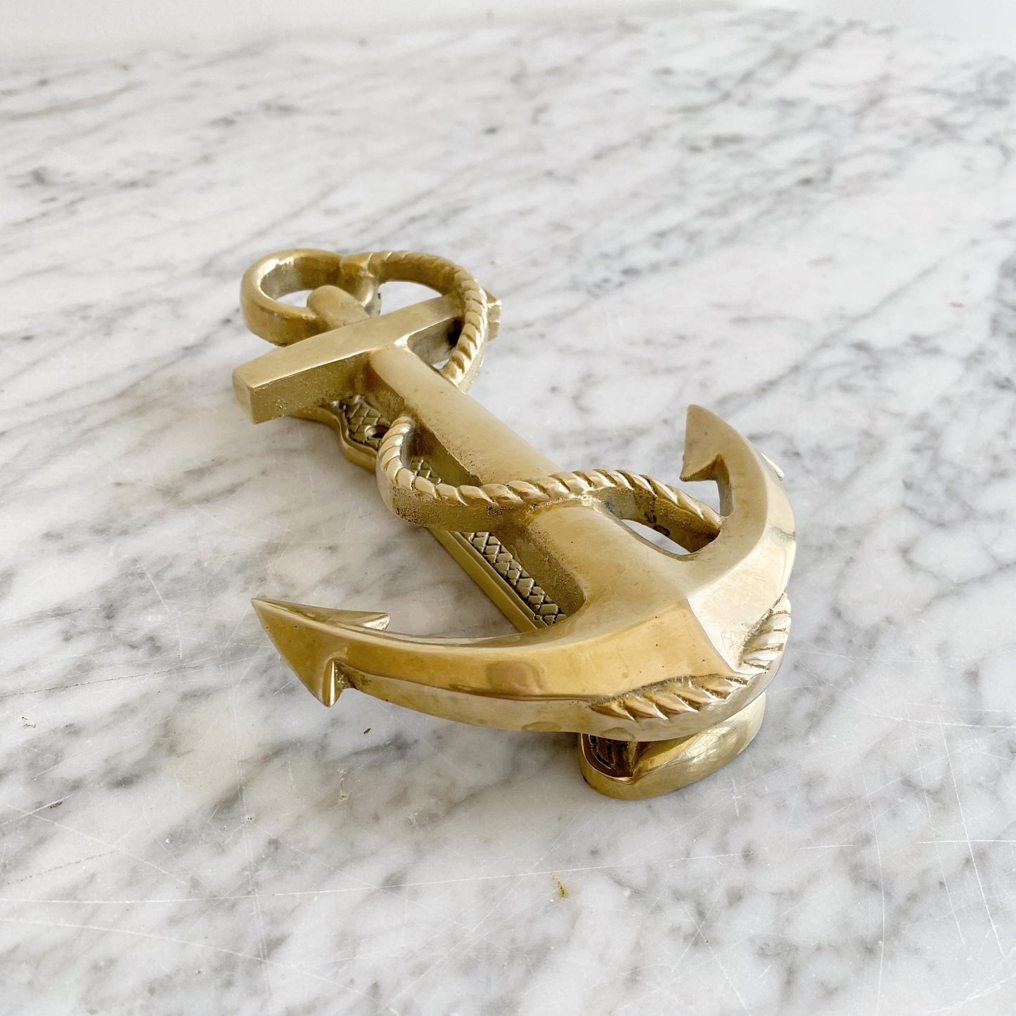 Vintage Brass Anchor Door Knocker (NAUTICAL COLLECTION)