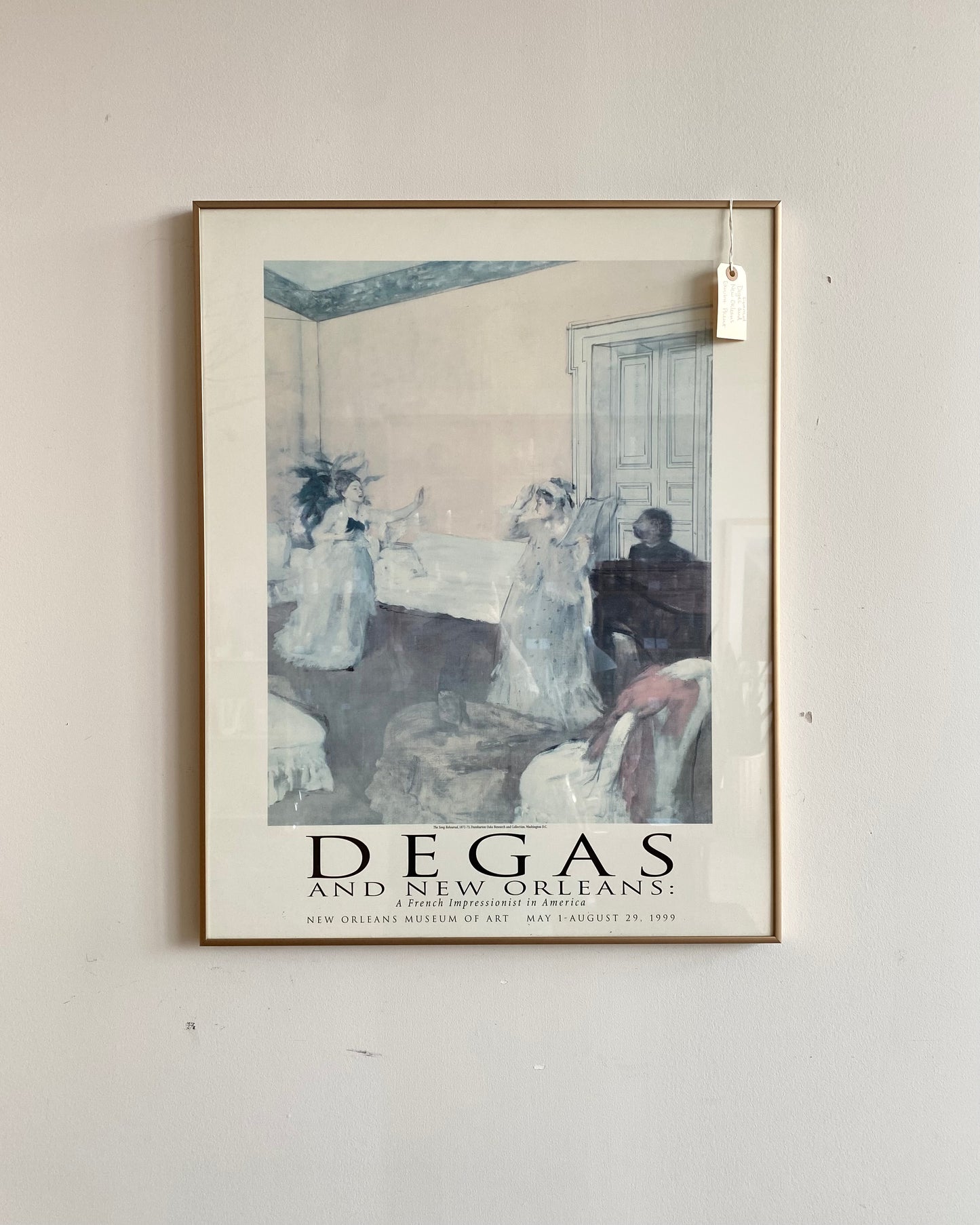 “Degas and New Orleans” Exhibit Poster