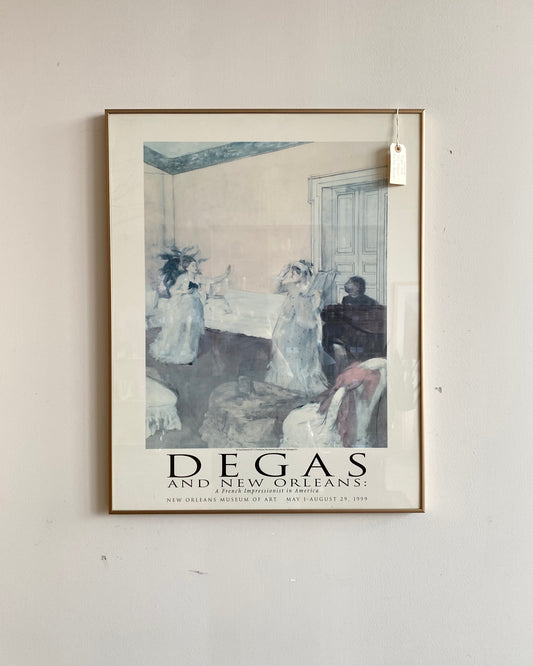 “Degas and New Orleans” Exhibit Poster