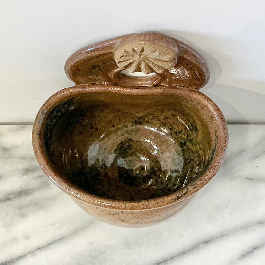 Vintage Stoneware Wall Pocket