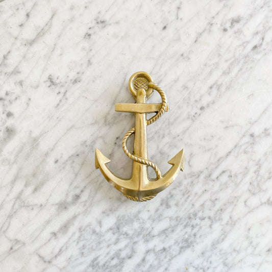 Vintage Brass Anchor Door Knocker (NAUTICAL COLLECTION)