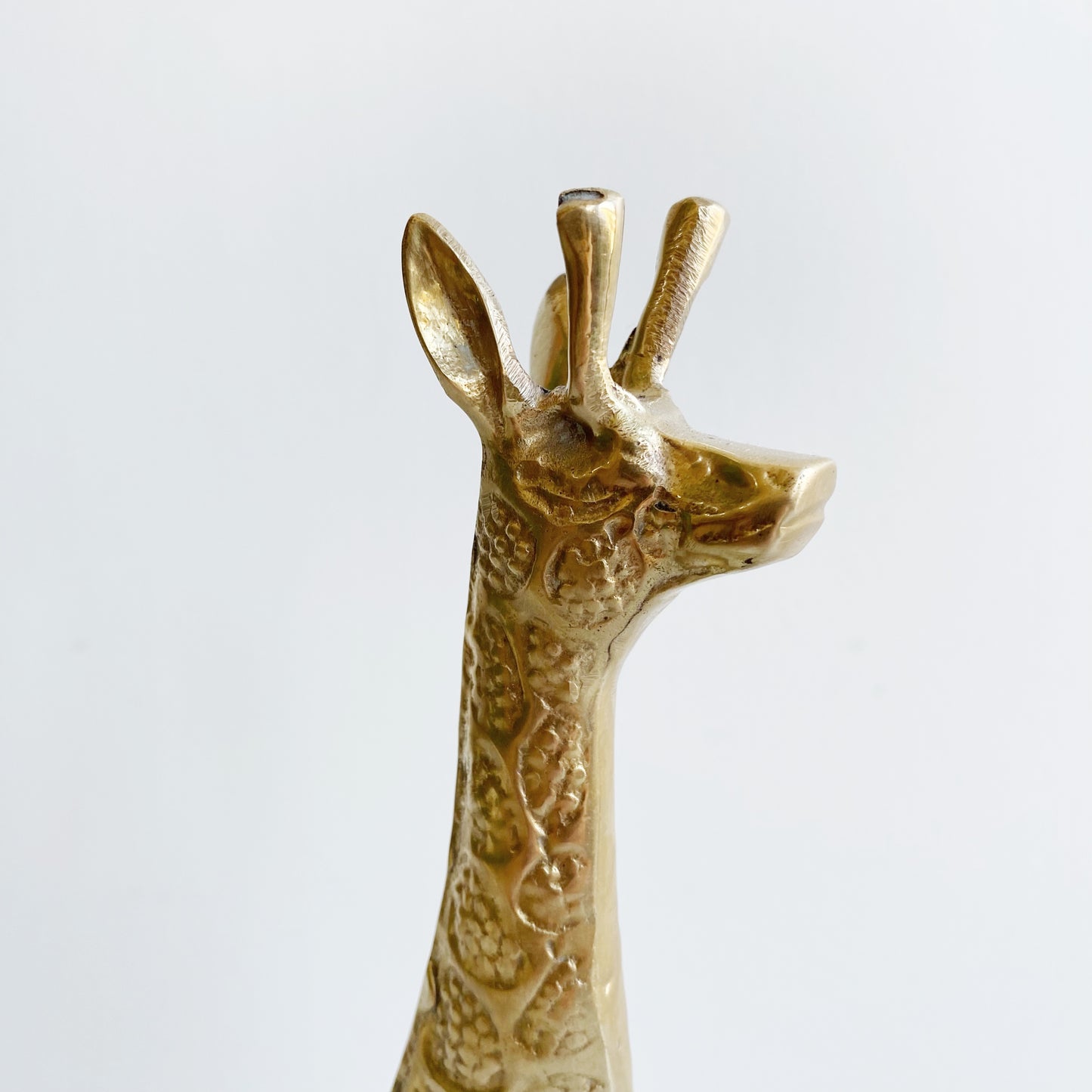 Vintage Brass Giraffe, 11”