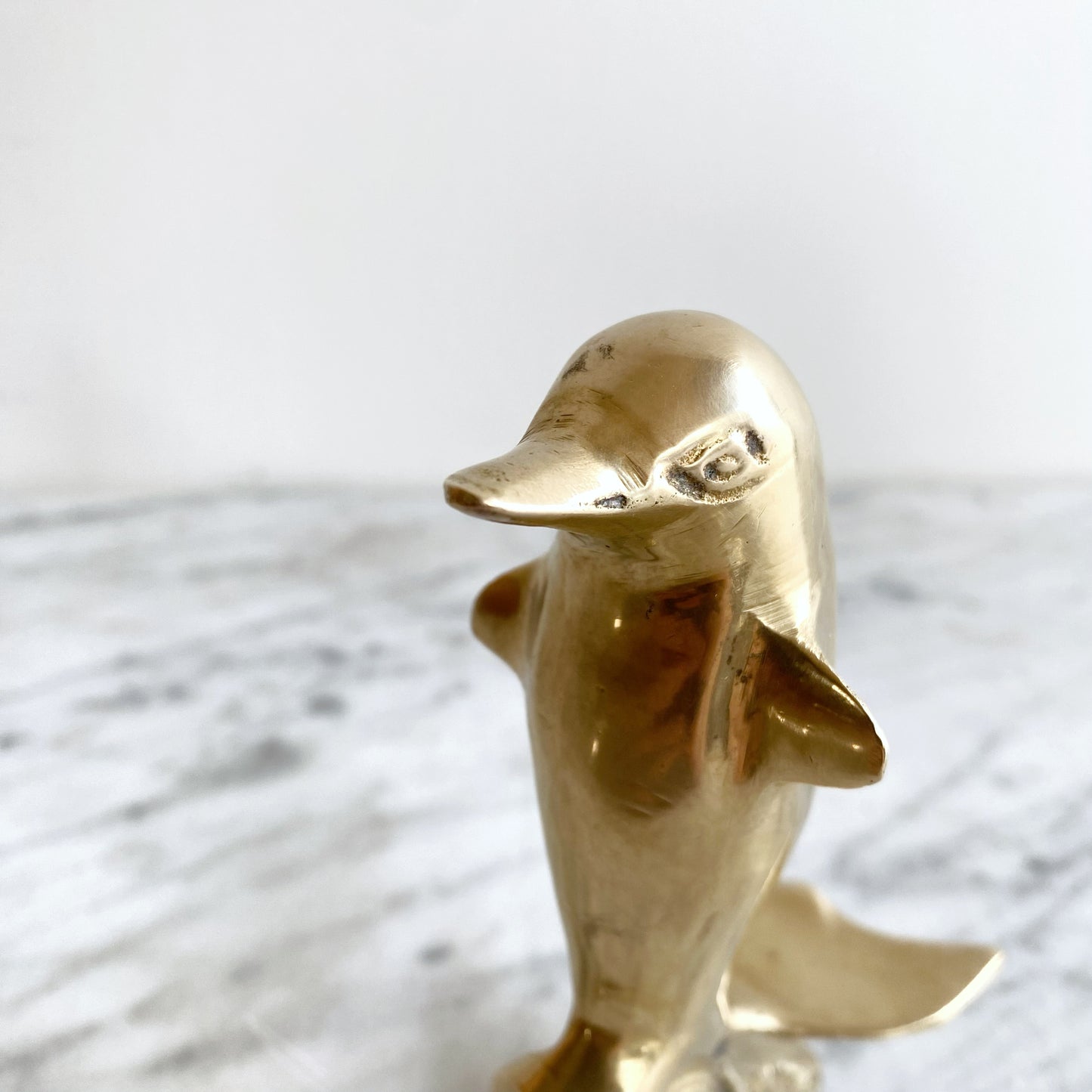 Vintage Brass Dolphin