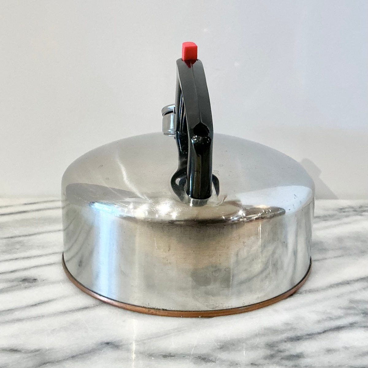 Vintage Stainless Steel Whistling Kettle