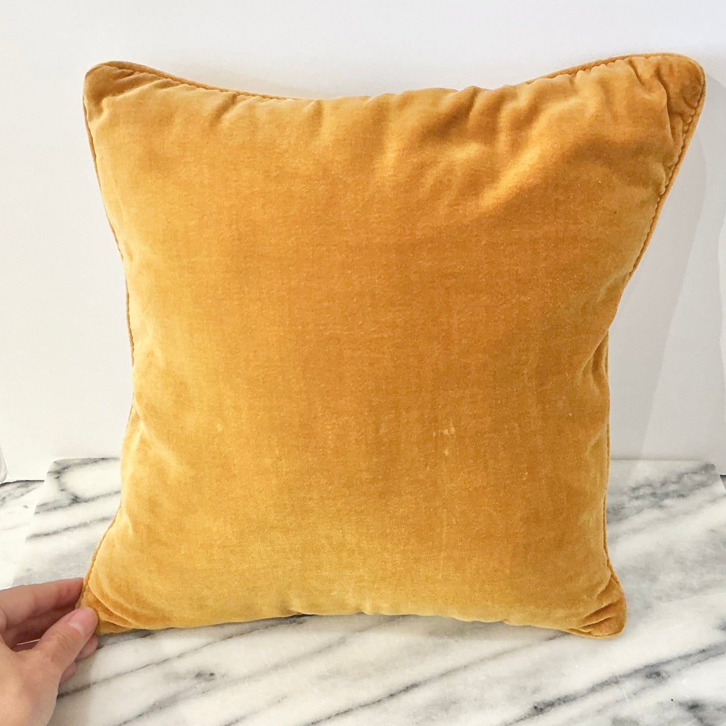 Antique Needlepoint Accent Pillow with Bird