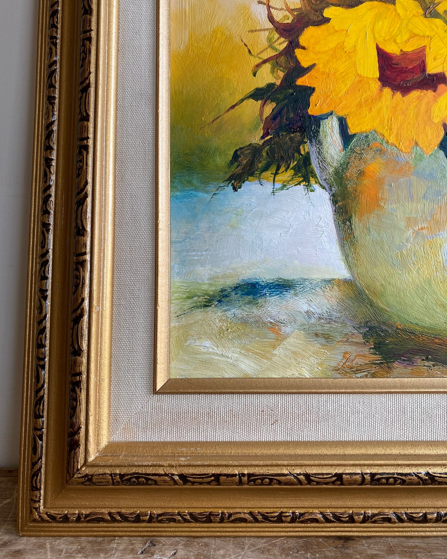 "SUNFLOWERS" Original Still Life Oil Painting