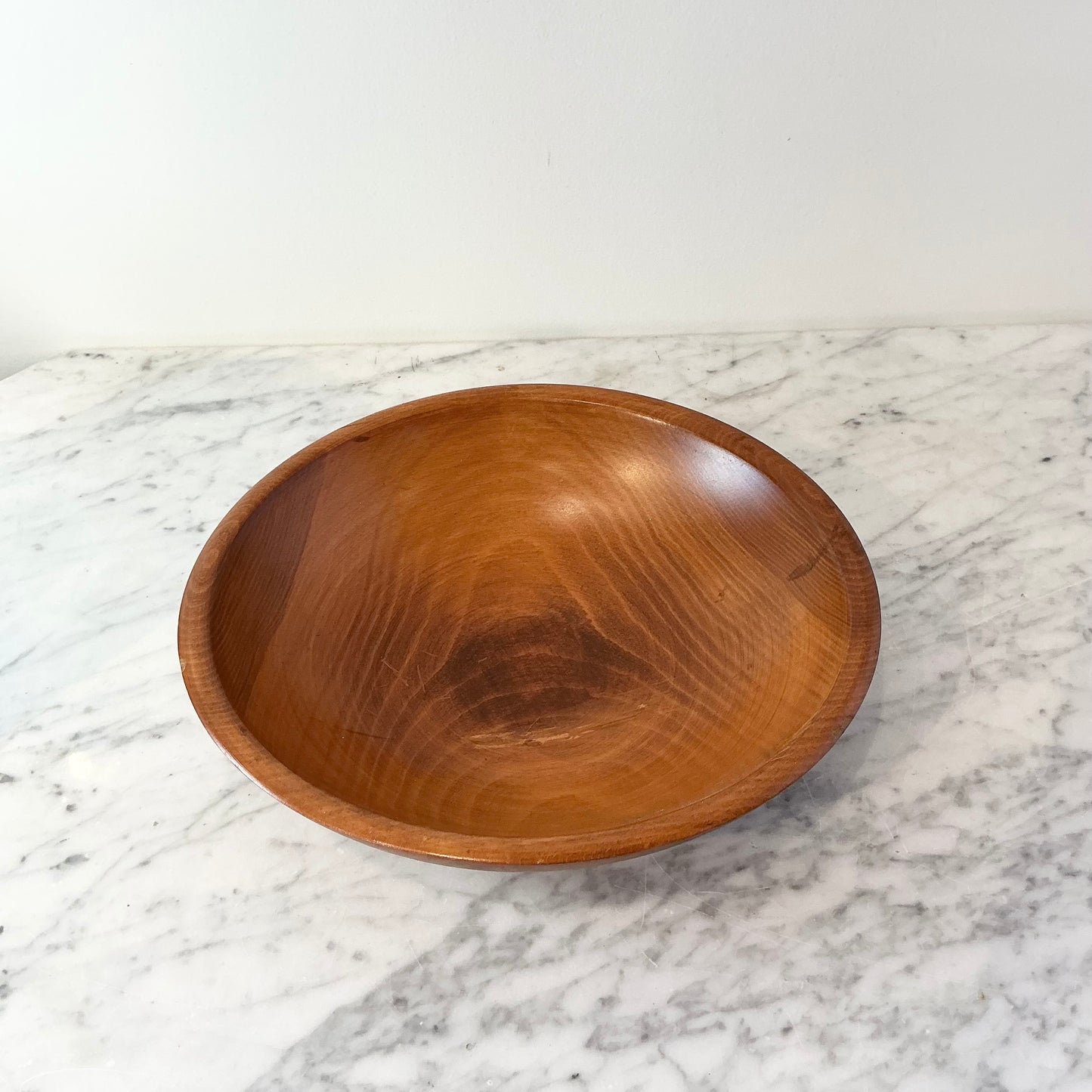 Vintage Munising Wooden Bowl, 11"