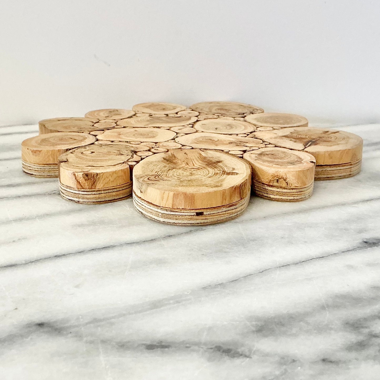 Vintage Handmade Wooden Trivet