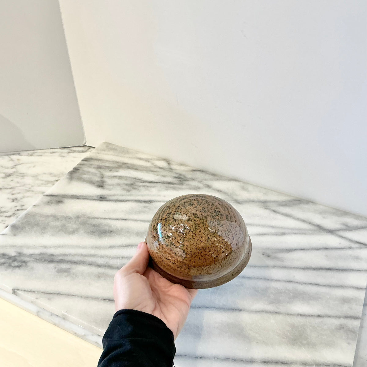 Vintage Stoneware Wall Pocket