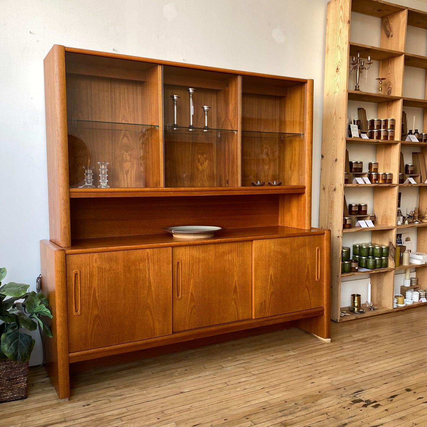 Vintage Danish Teak Hutch by Interform Collection