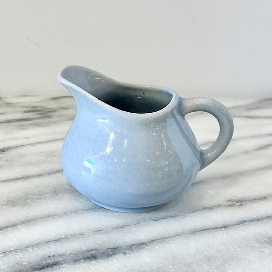 Vintage Baby Blue Creamer + Sugar Set
