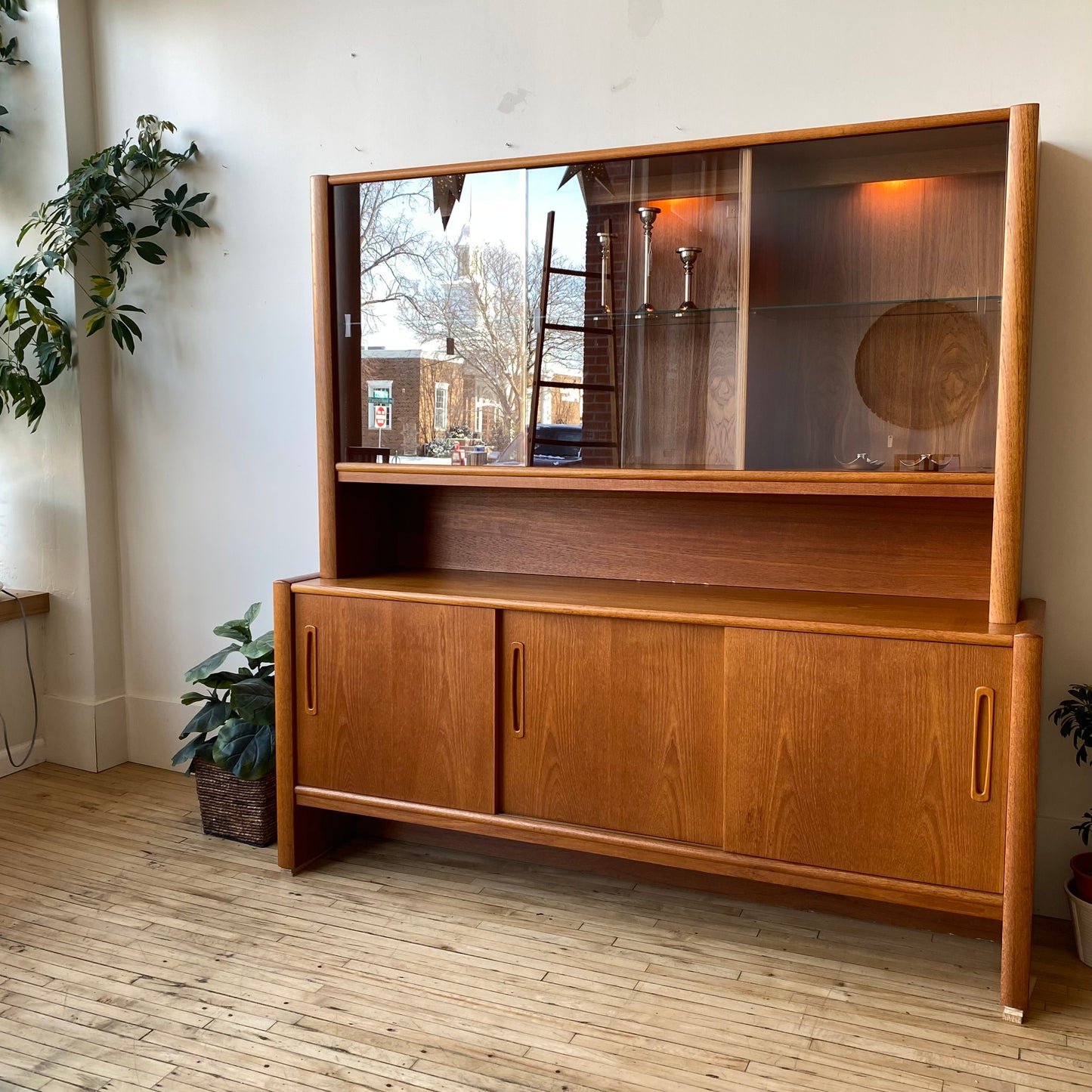 Vintage Danish Teak Hutch by Interform Collection