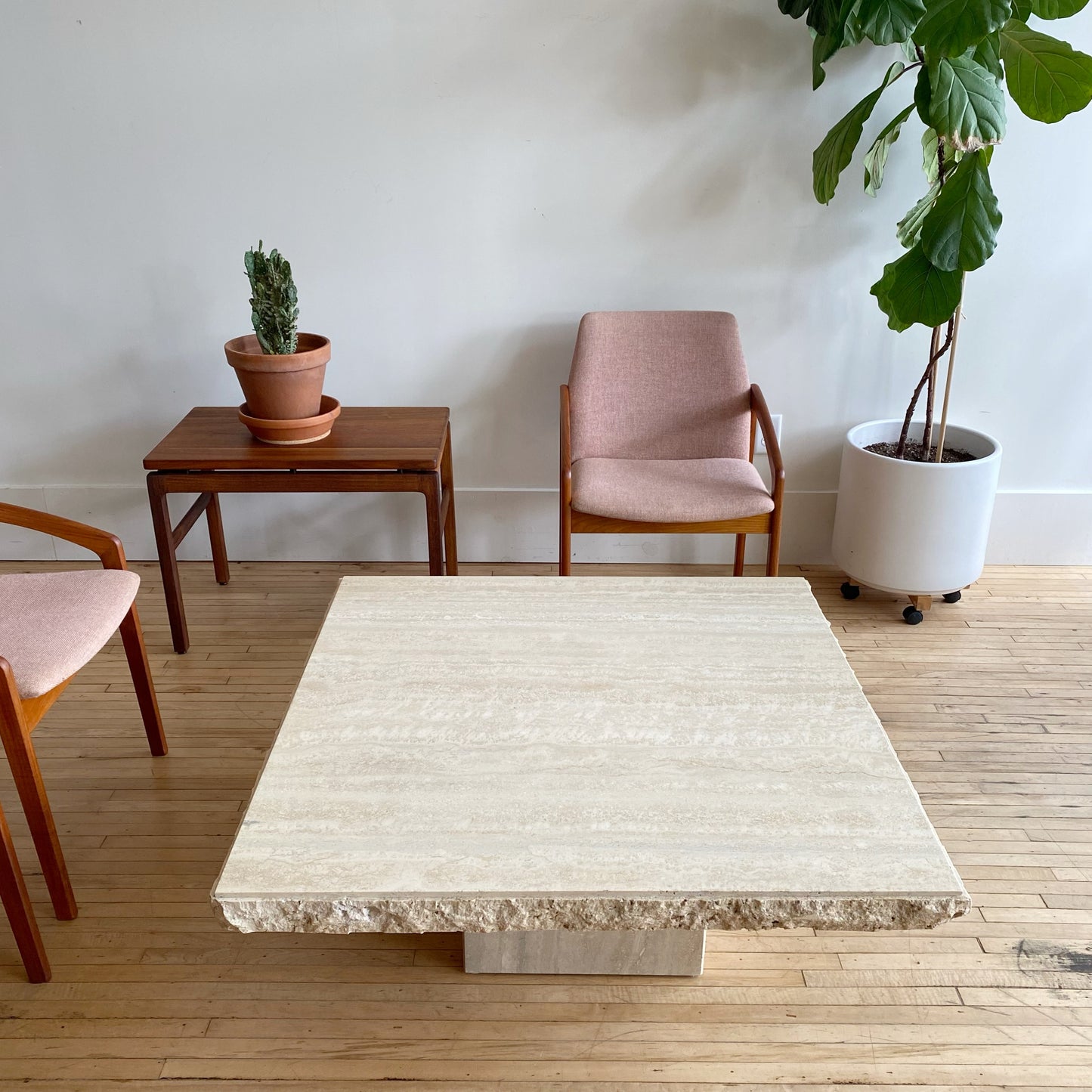 Vintage Travertine Coffee Table