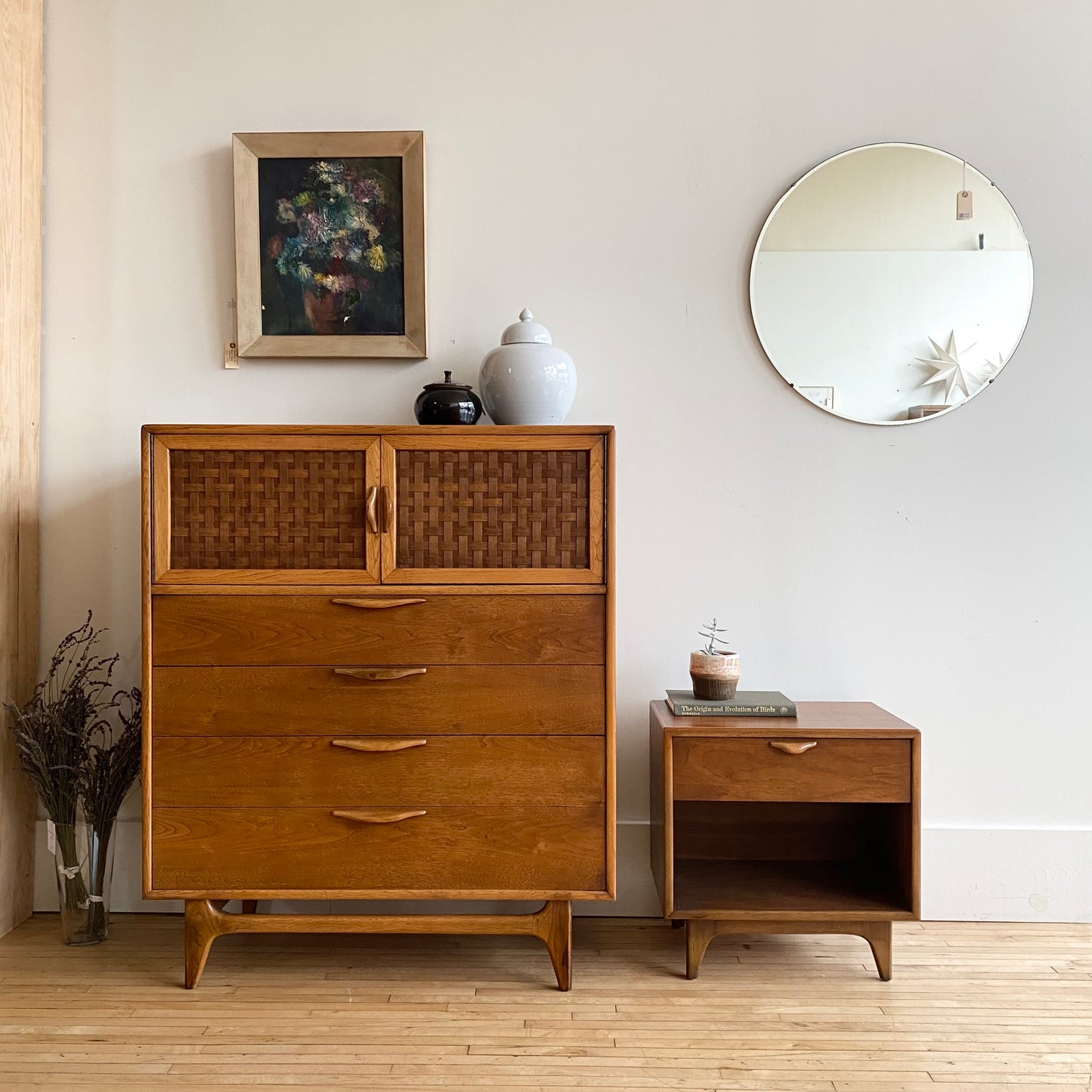 Vintage Mid-Century Nightstand by Lane, Circa 1960's