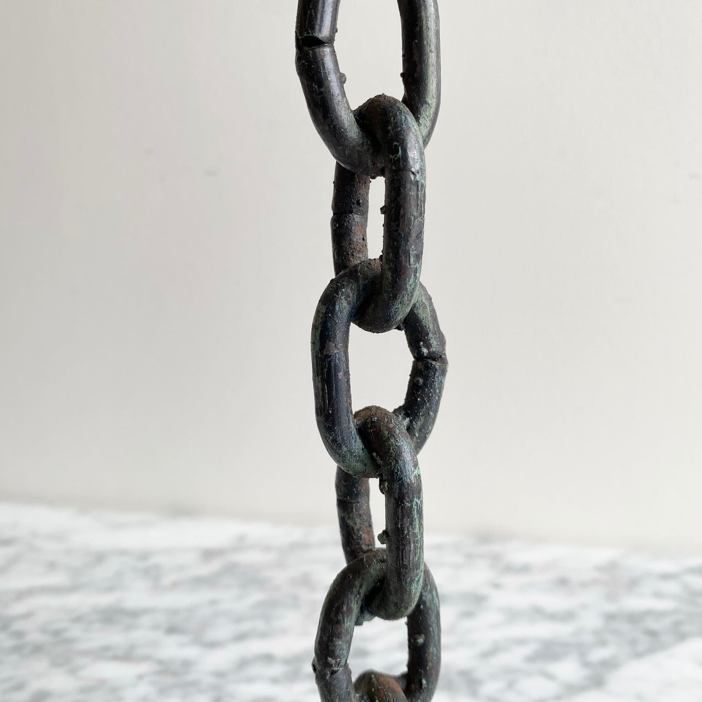 Vintage Iron “Chain” Candle Holder