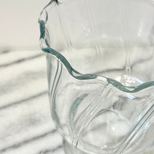 Vintage Fancy Glass Vase/Candle Holder