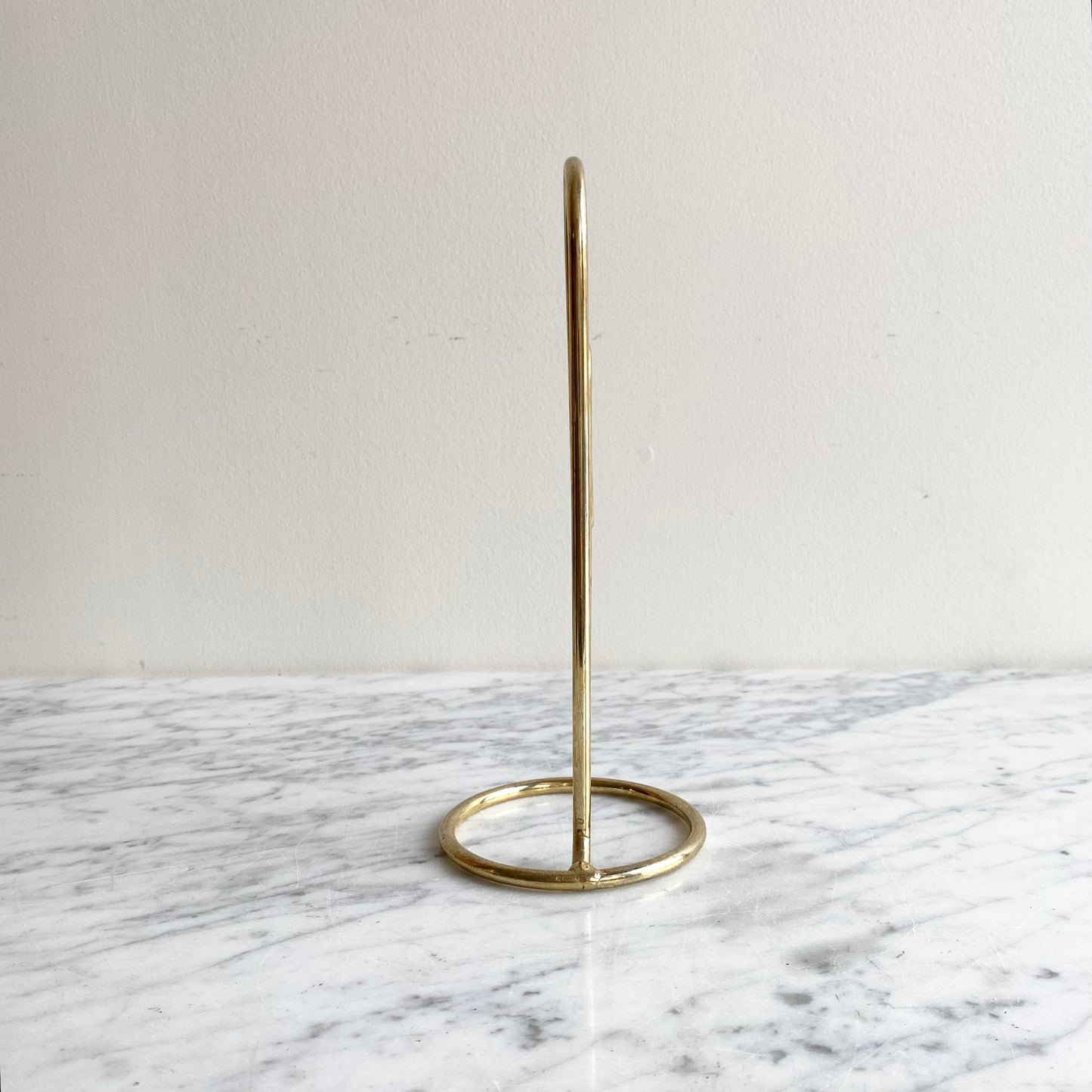 Giant Brass Paperclip Note Holder, 9"