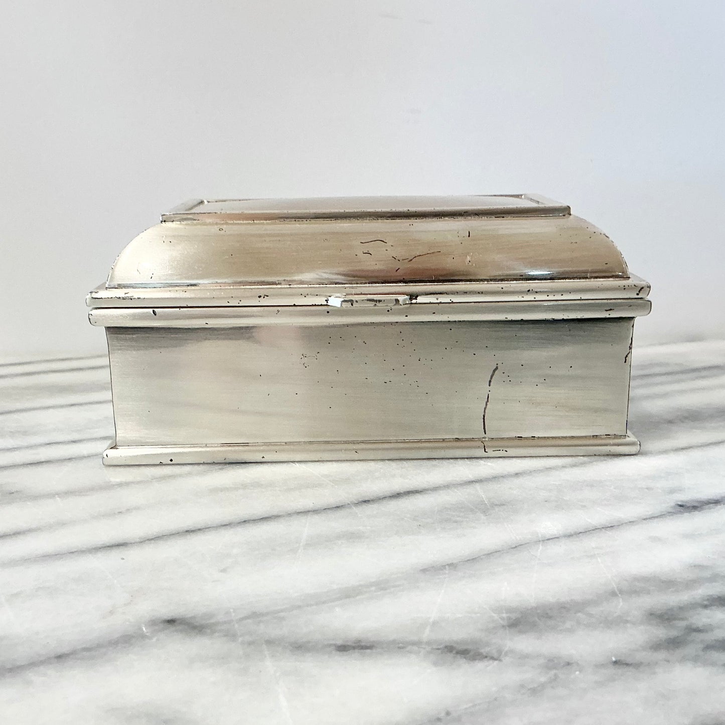 Vintage Silver Keepsake Box