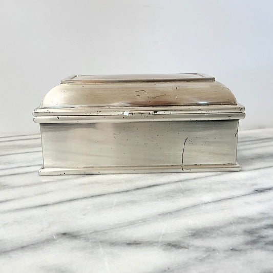 Vintage Silver Keepsake Box